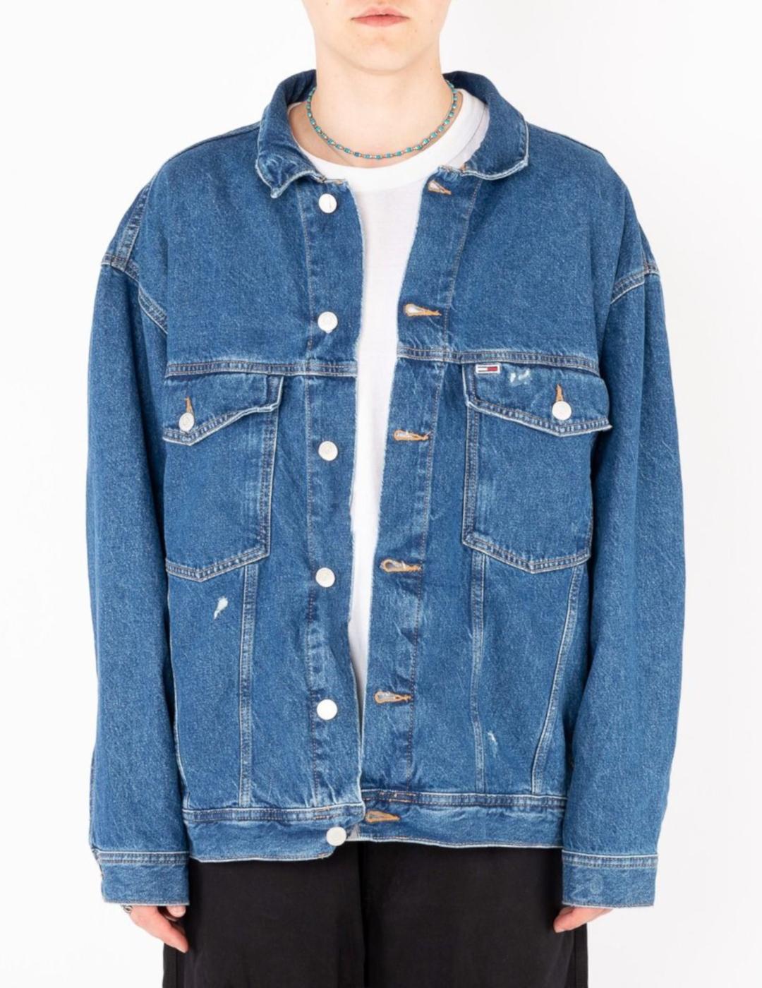 TOMMY CAZADORA DENIM OVERSIZED