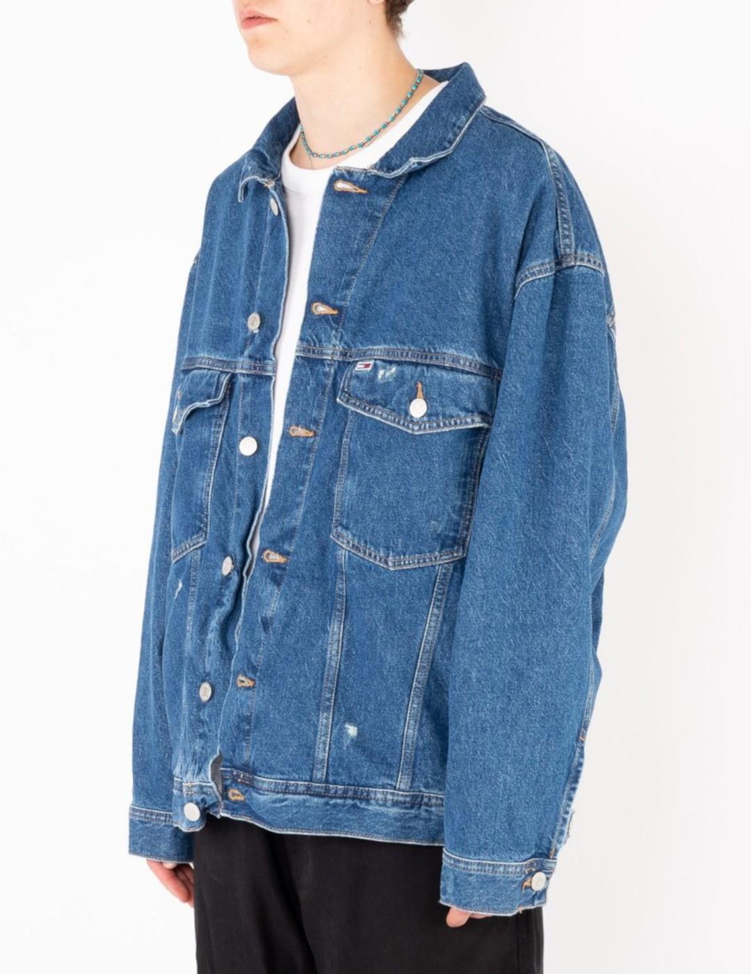 TOMMY CAZADORA DENIM OVERSIZED