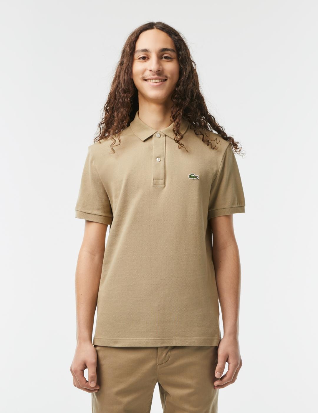 LACOSTE POLO BEIGE SLIM FIT