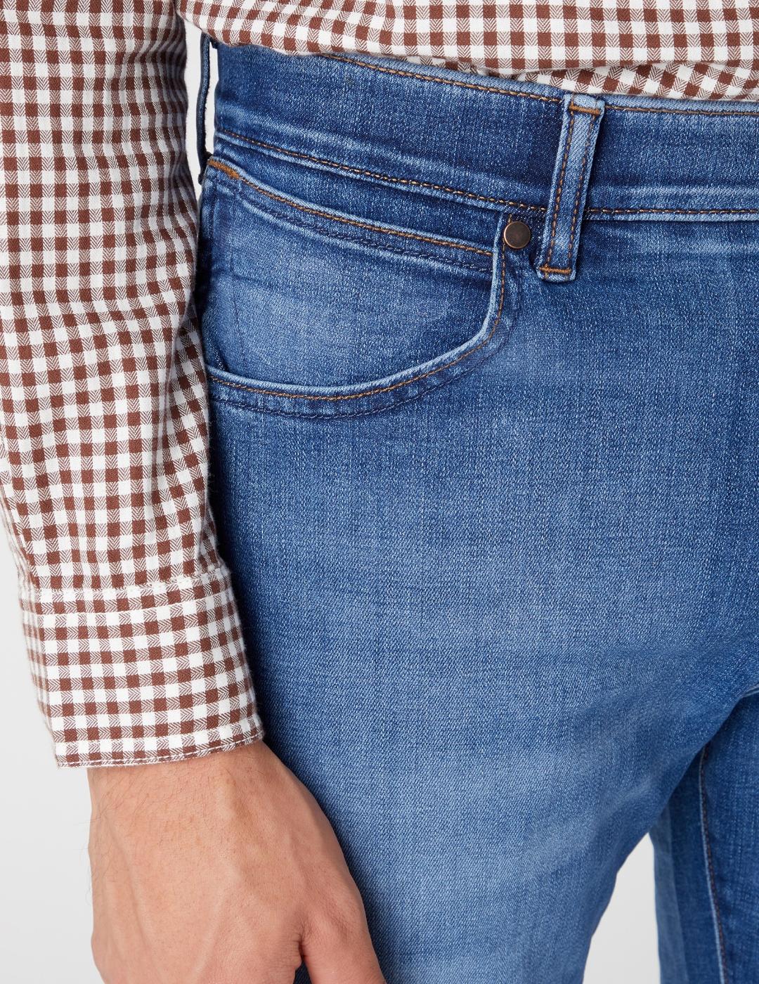 WRANGLER JEANS LARSTON ROUGH DENIM BLUE