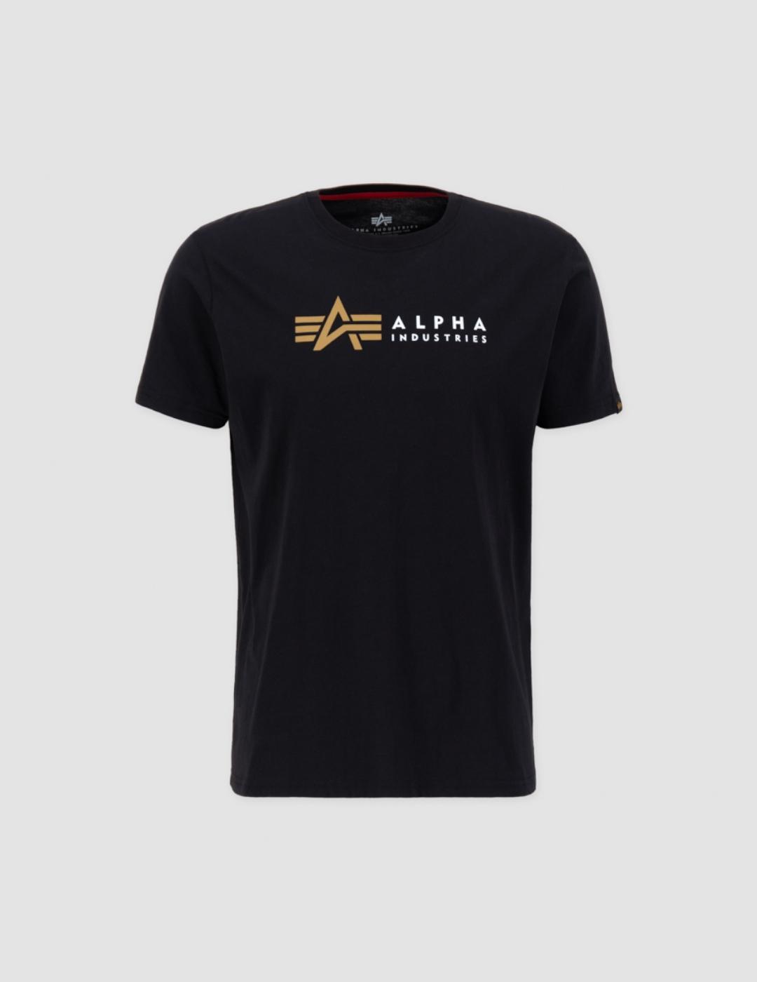 CAMISETA ALPHA LABEL T NEGRO