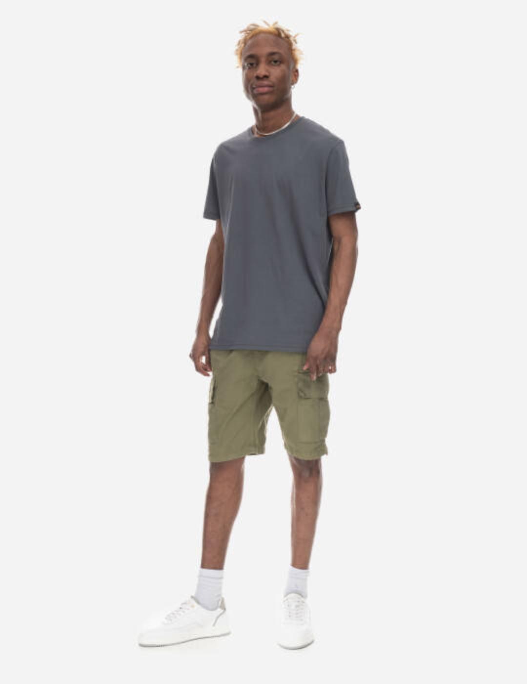 CAMISETA ALPHA BLOOD CHIT GRIS NEGRO