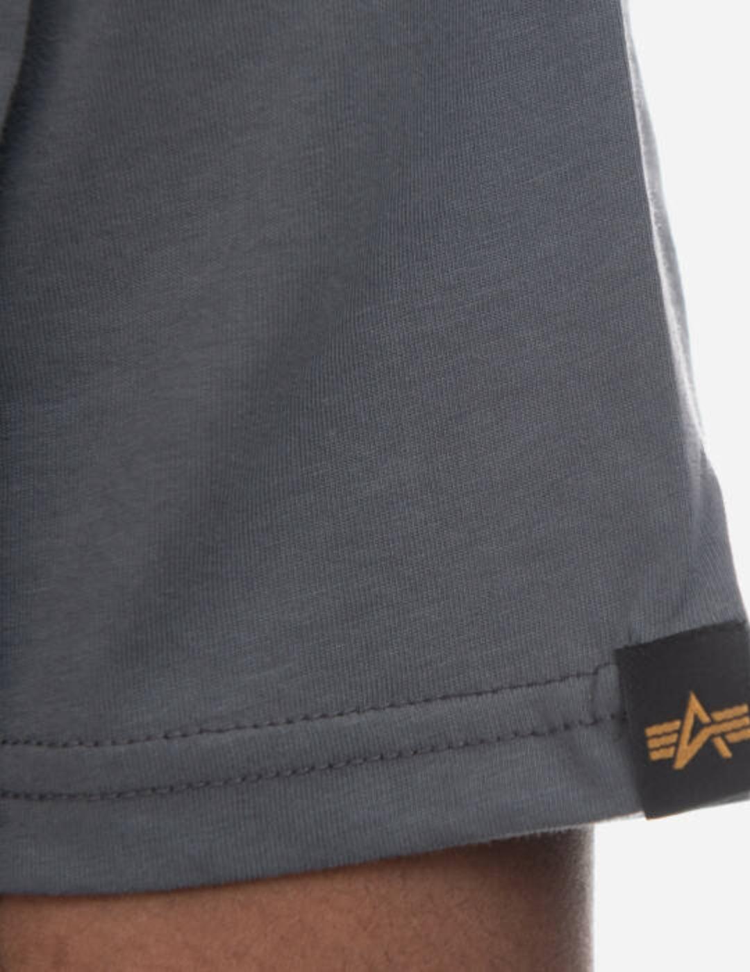 CAMISETA ALPHA BLOOD CHIT GRIS NEGRO