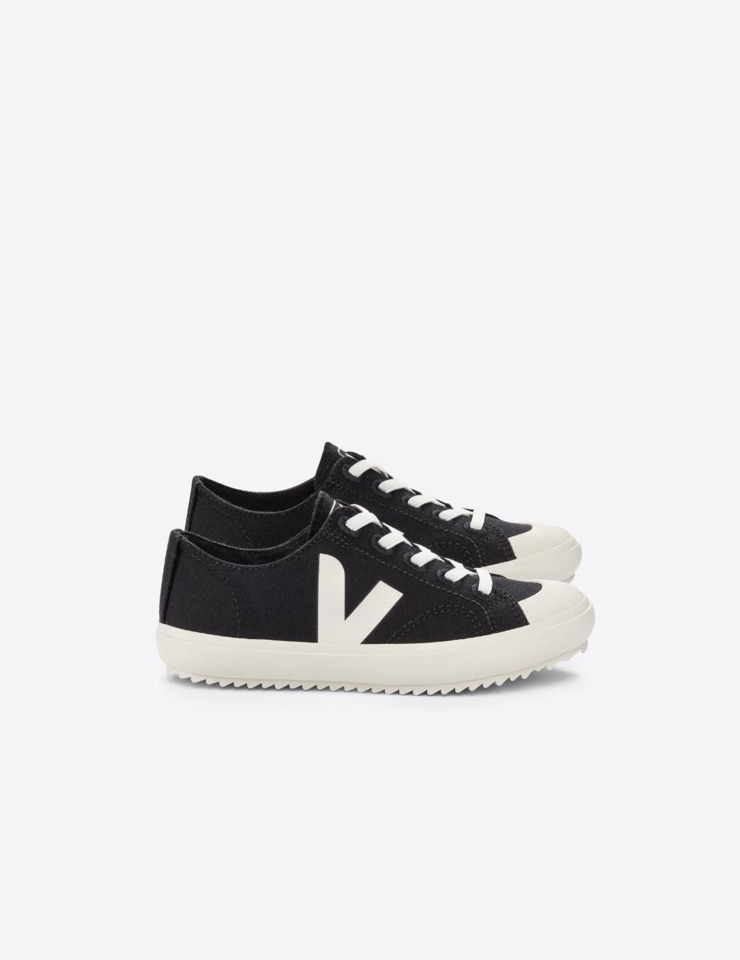 VEJA KIDS FLIP CANVAS BLACK_PIERRE