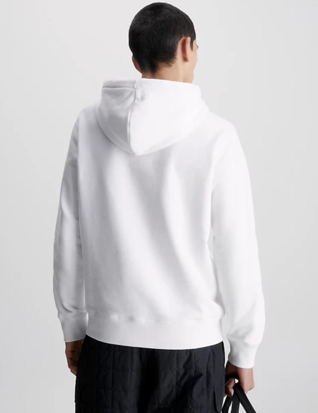 CALVIN KLEIN SUDADERA BRIGHT WHITE SEASONAL