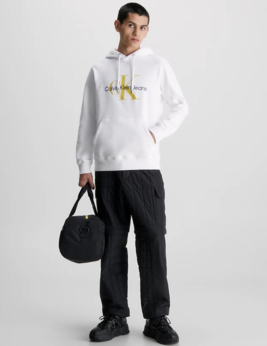 CALVIN KLEIN SUDADERA BRIGHT WHITE SEASONAL