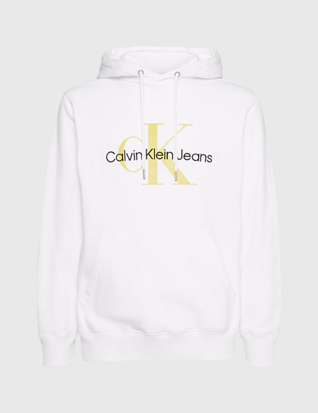 CALVIN KLEIN SUDADERA BRIGHT WHITE SEASONAL
