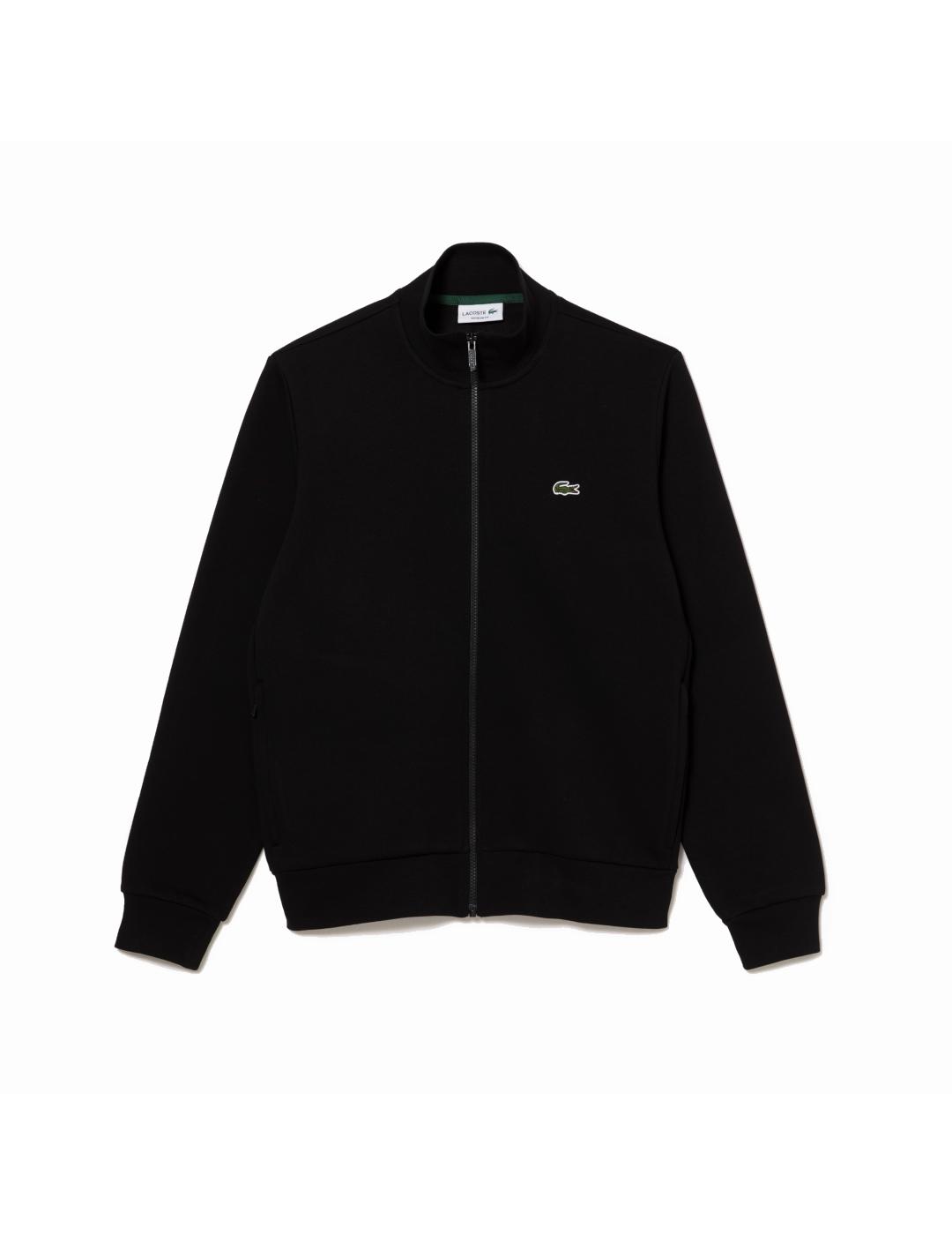 LACOSTE ZIP SUDADERA NEGRA