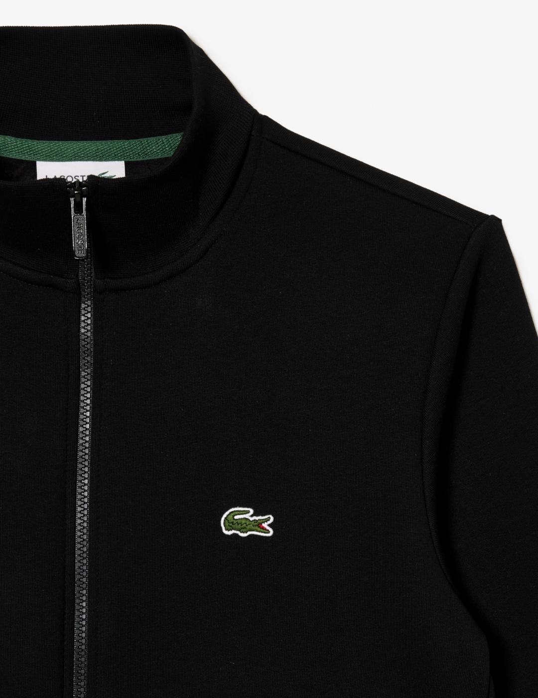 LACOSTE ZIP SUDADERA NEGRA