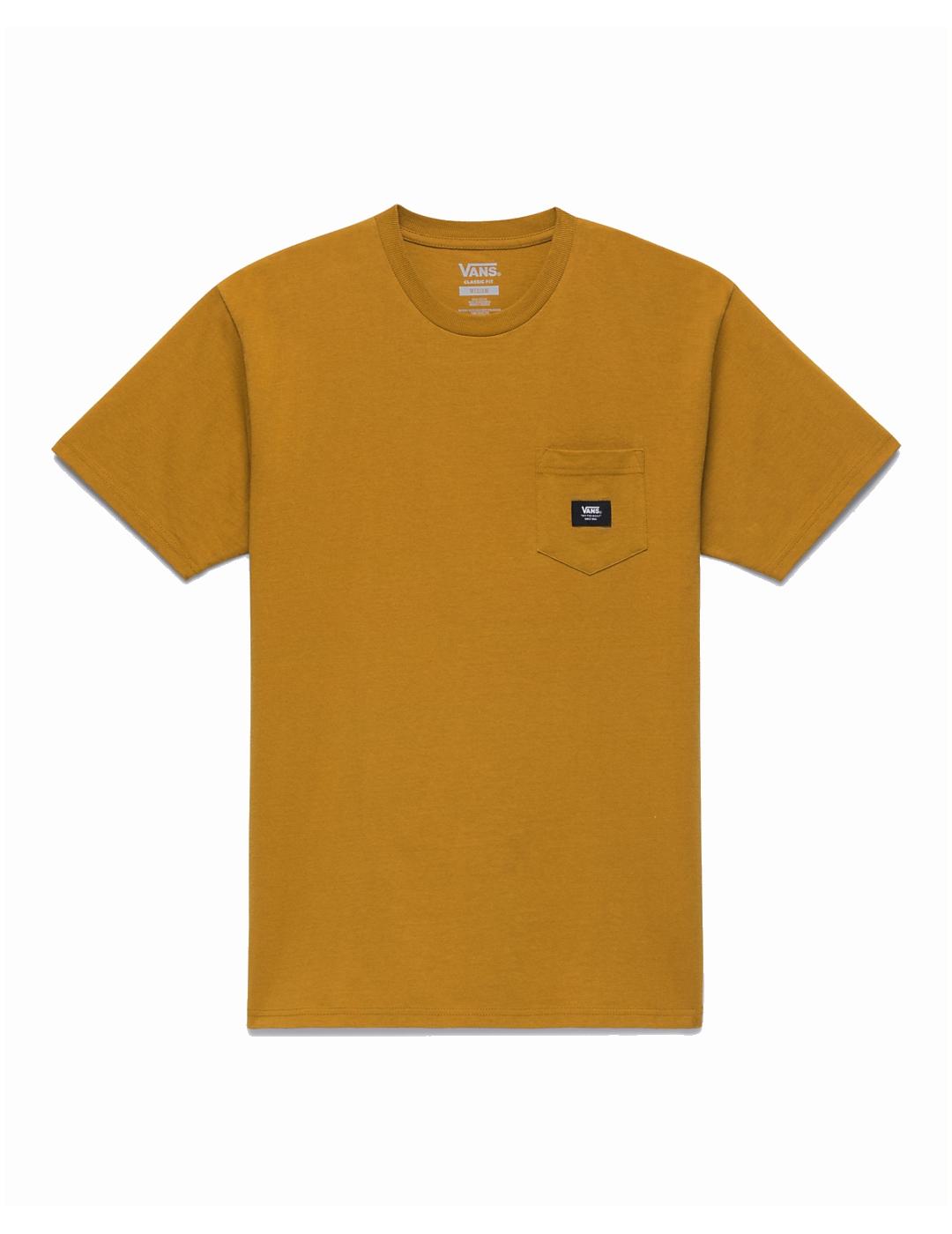 VANS CAMISETA GOLDEN BROWN PATCH POCKET