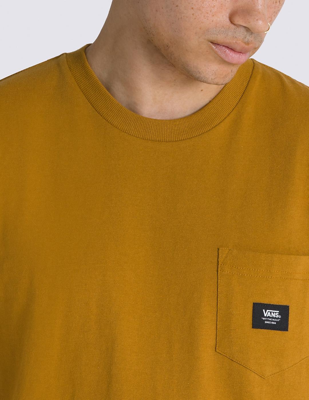 VANS CAMISETA GOLDEN BROWN PATCH POCKET