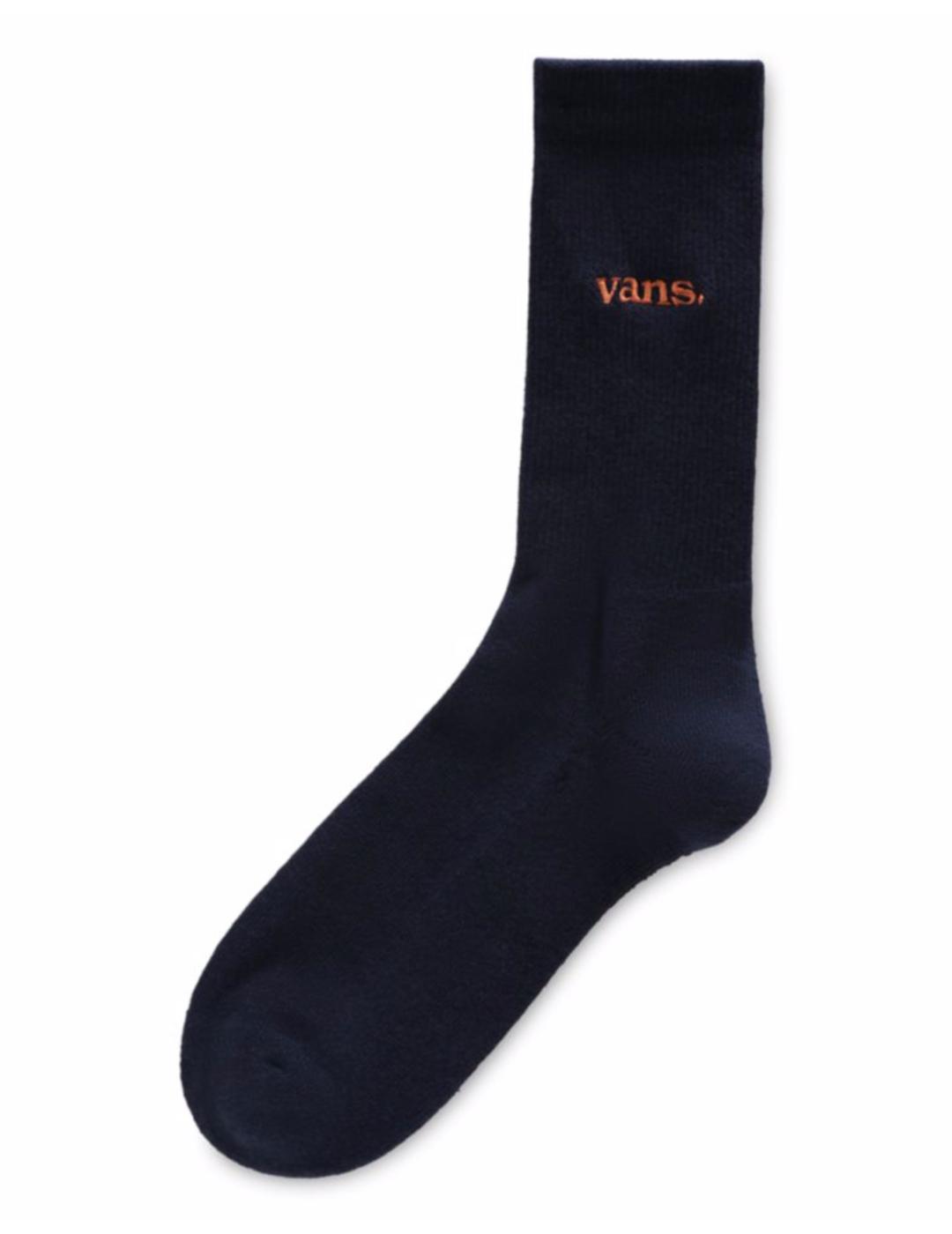 VANS CALCETINES CREW 66 DRESS BLUE