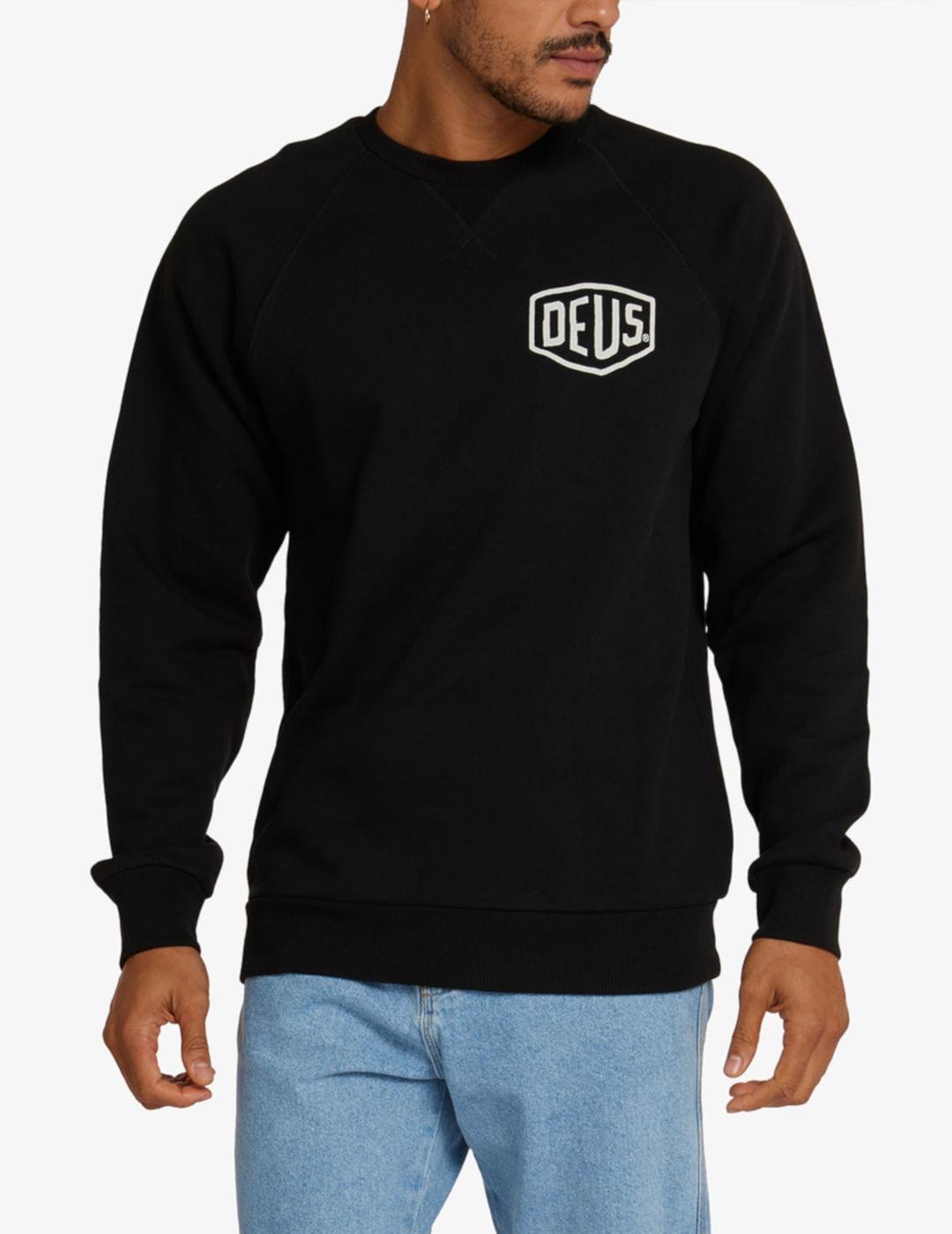 DEUS SUDADERA BIARRITZ NEGRA