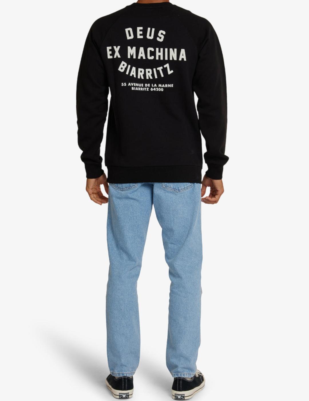 DEUS SUDADERA BIARRITZ NEGRA