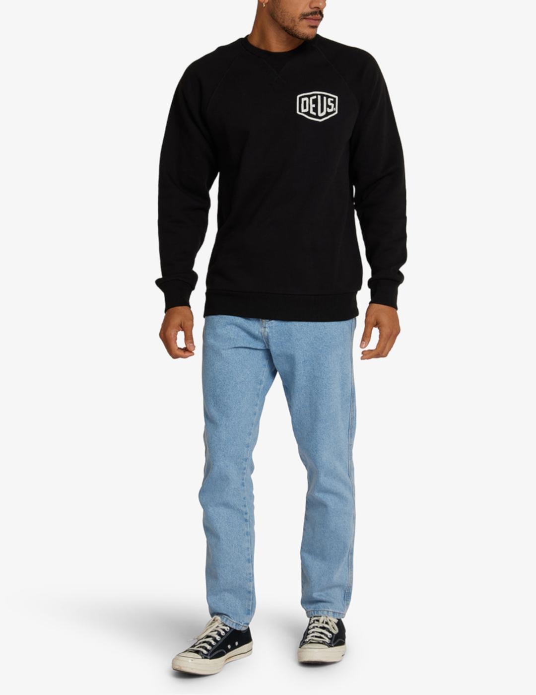 DEUS SUDADERA BIARRITZ NEGRA