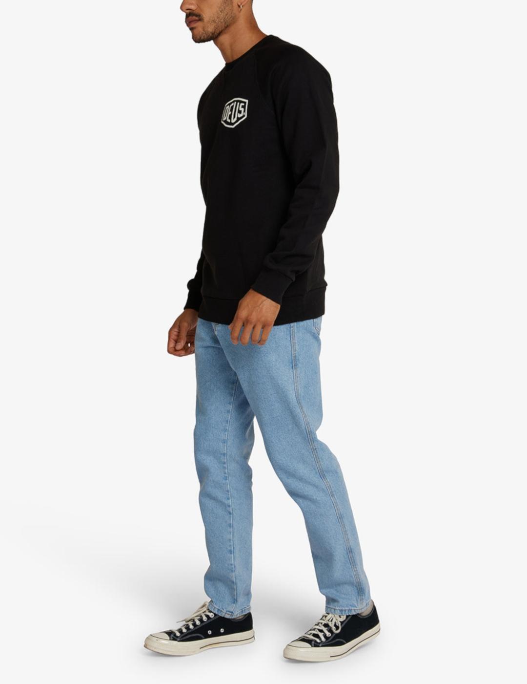 DEUS SUDADERA BIARRITZ NEGRA