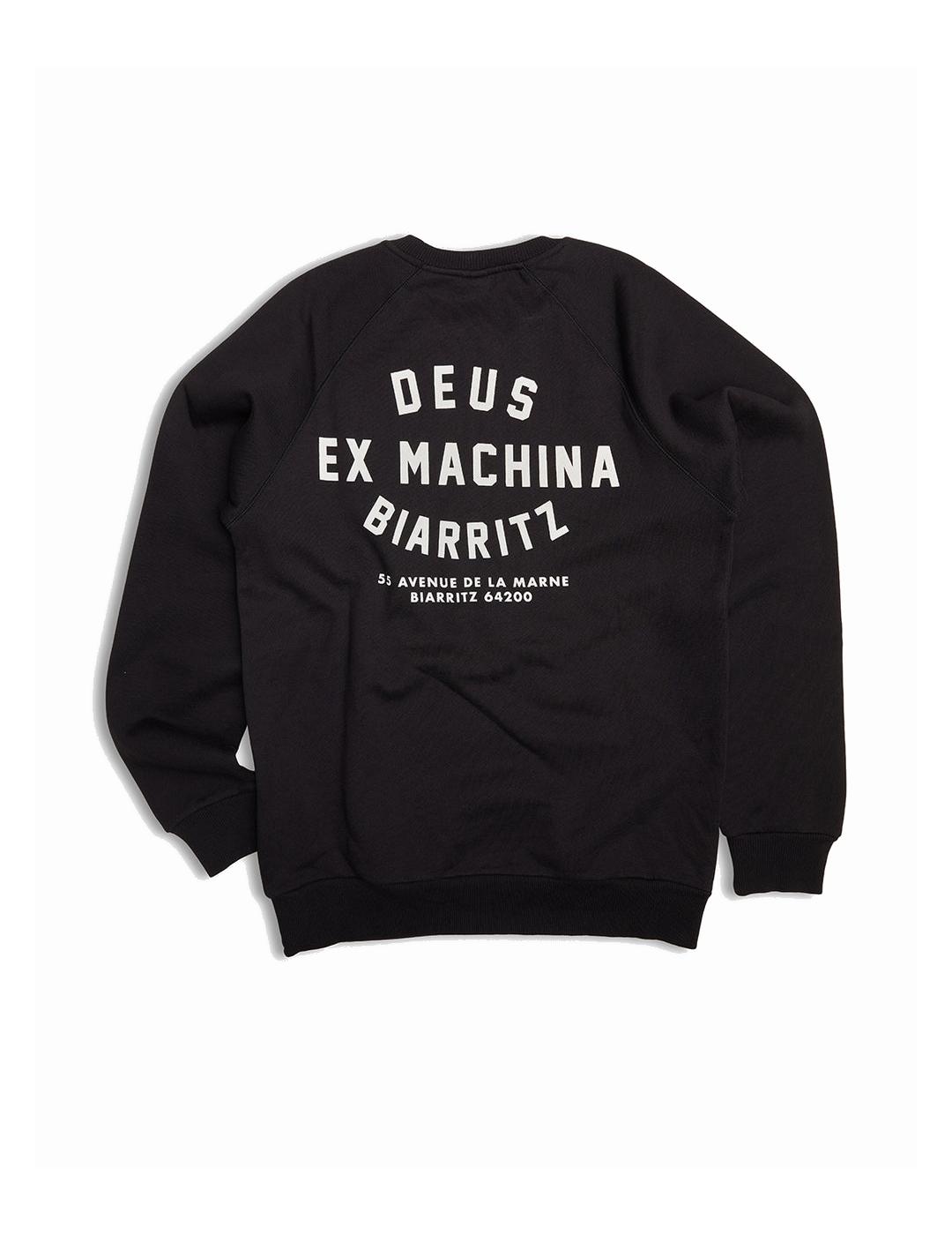 DEUS SUDADERA BIARRITZ NEGRA