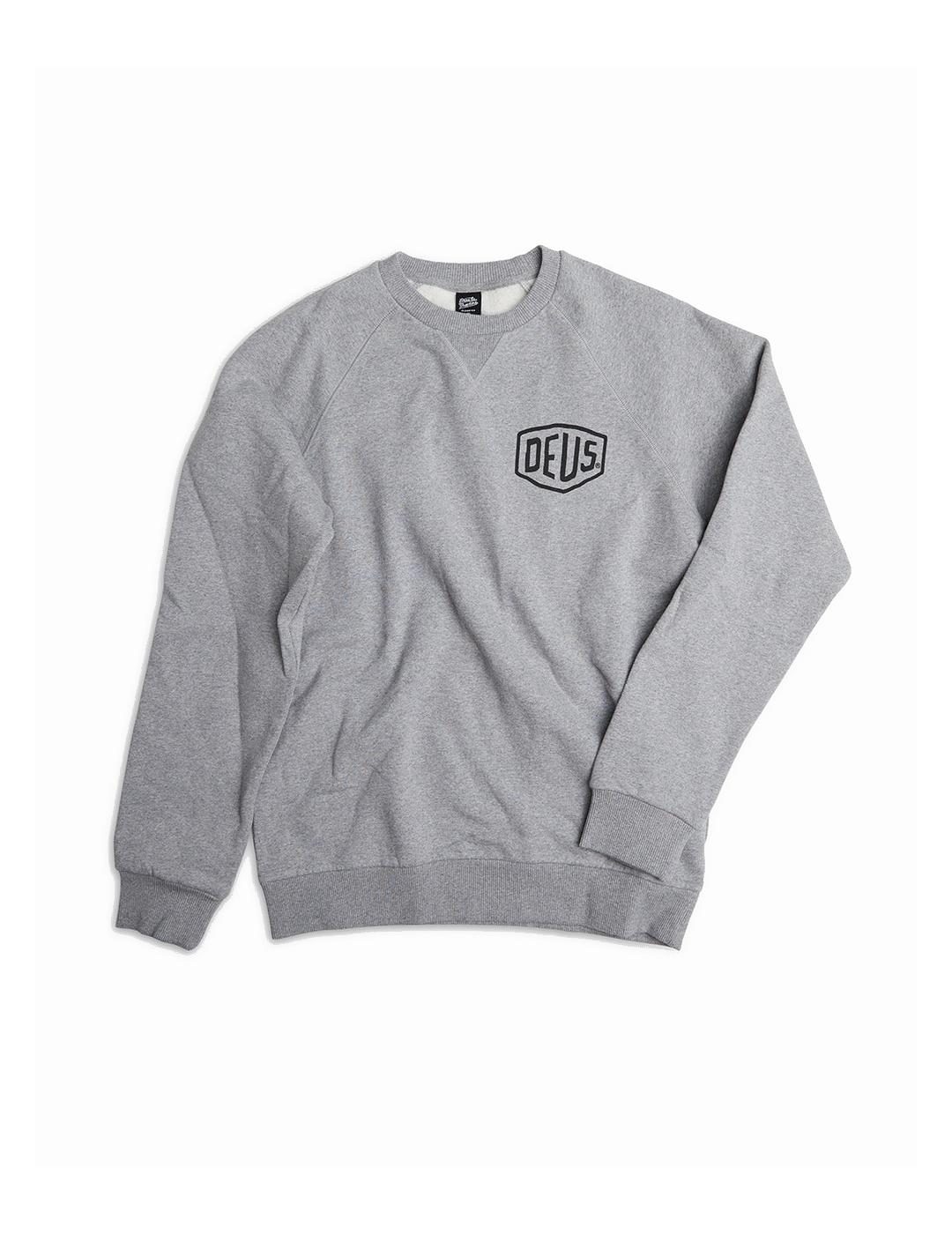 DEUS SUDADERA GRIS BIARRITZ ADDRESS