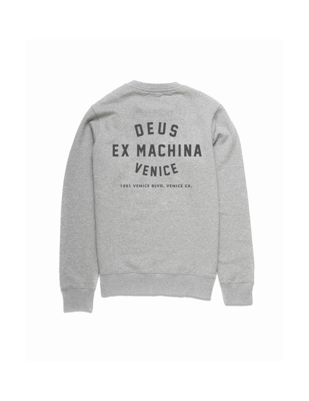 DEUS SUDADERA VENICE GRIS ADDRESS