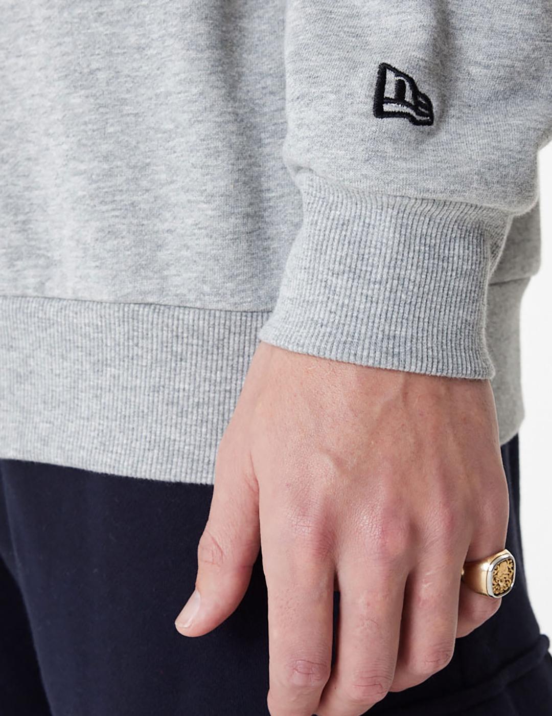 NEW ERA SUDADERA LIFESTYLE GRIS MOSTAZA