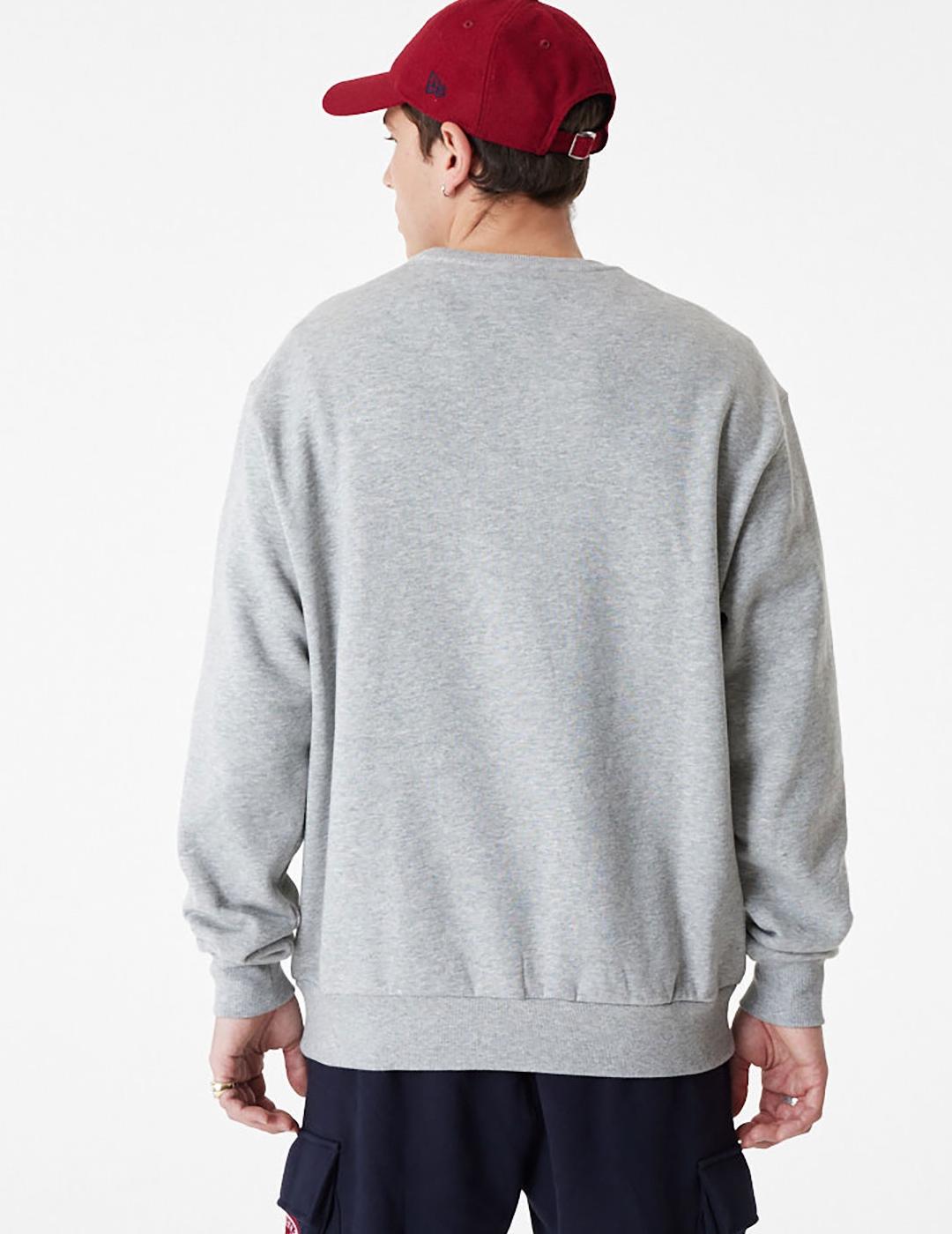 NEW ERA SUDADERA LIFESTYLE GRIS MOSTAZA