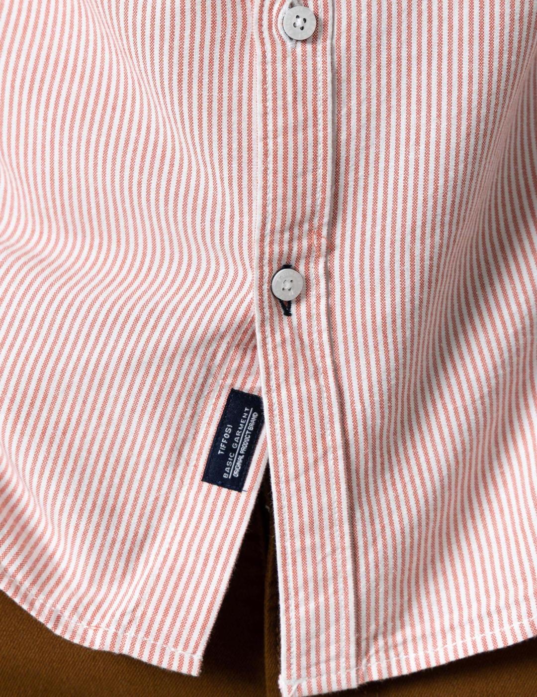 TIFFOSI CAMISA TIMMY RAYAS BURDEOS