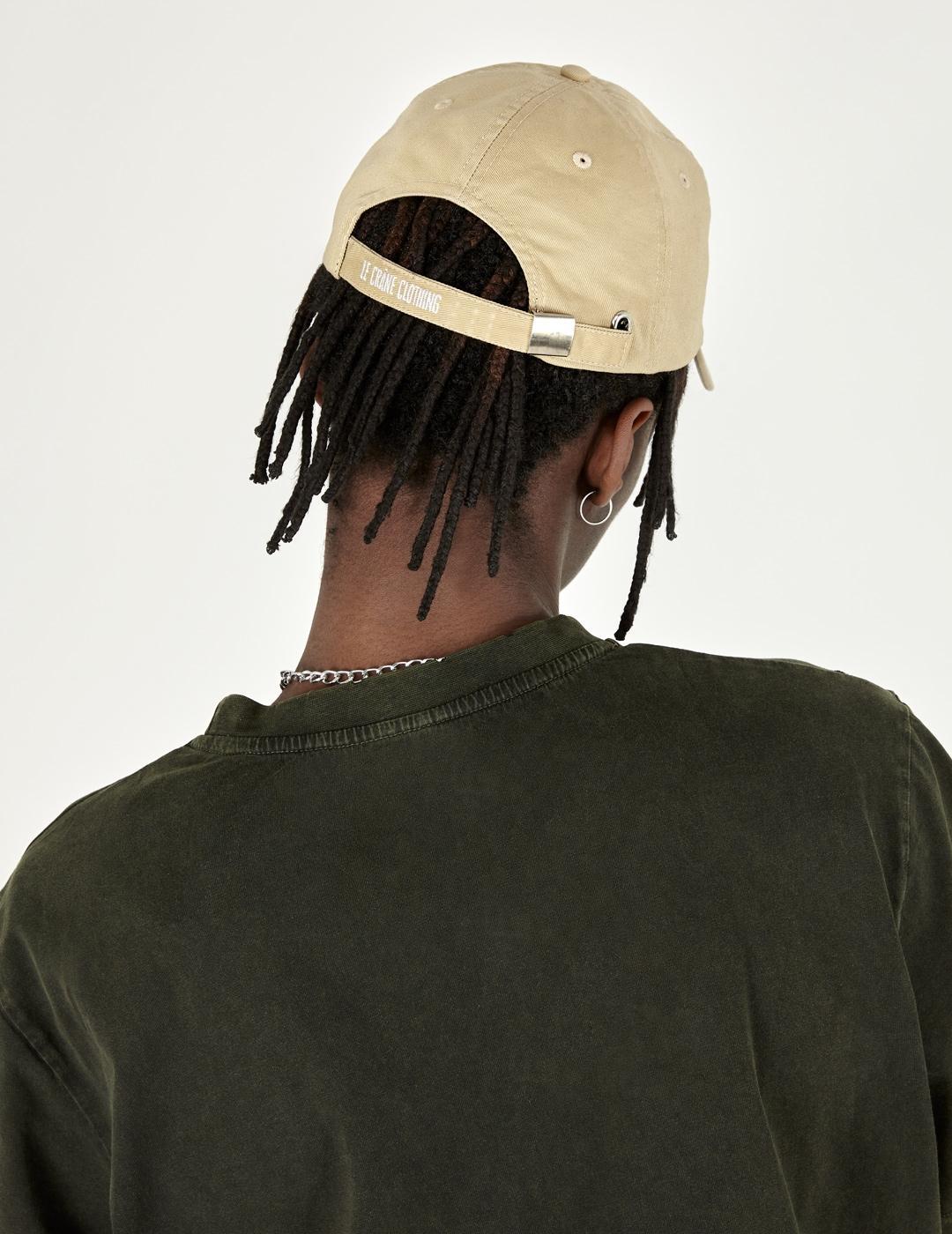 GORRA LE CRANE WASHED BEIGE
