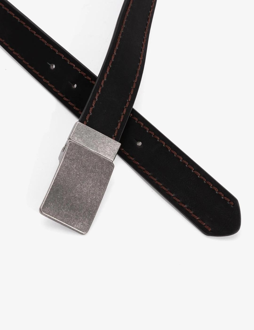 TIFFOSI CINTURÓN GIL NEGRO