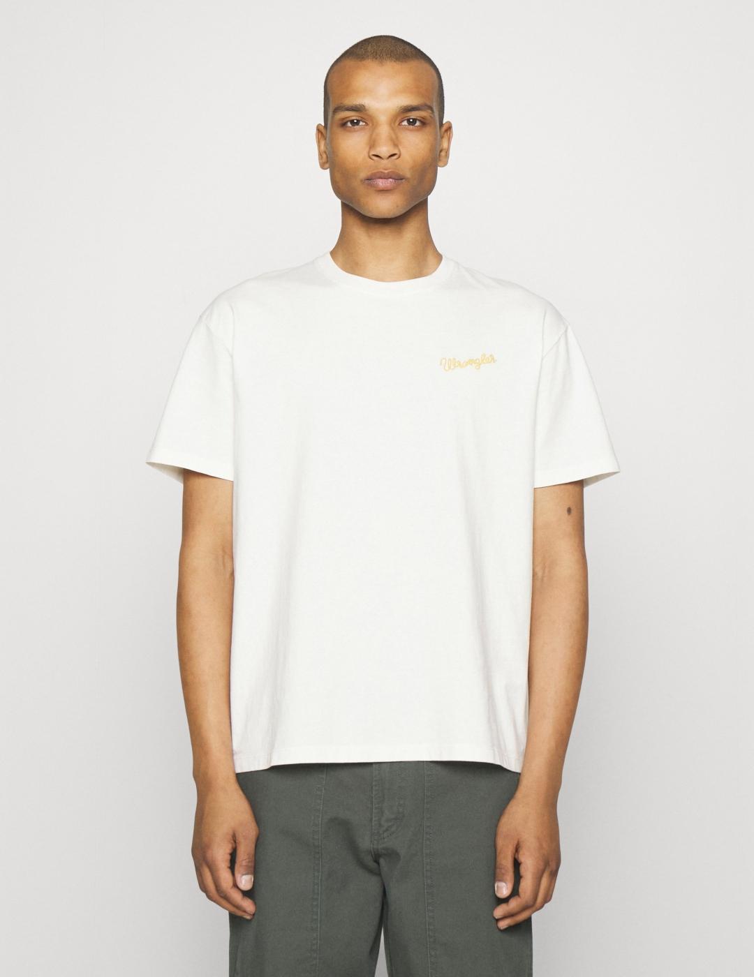 WRANGLER CAMISETA BLANCA  SLOGAN