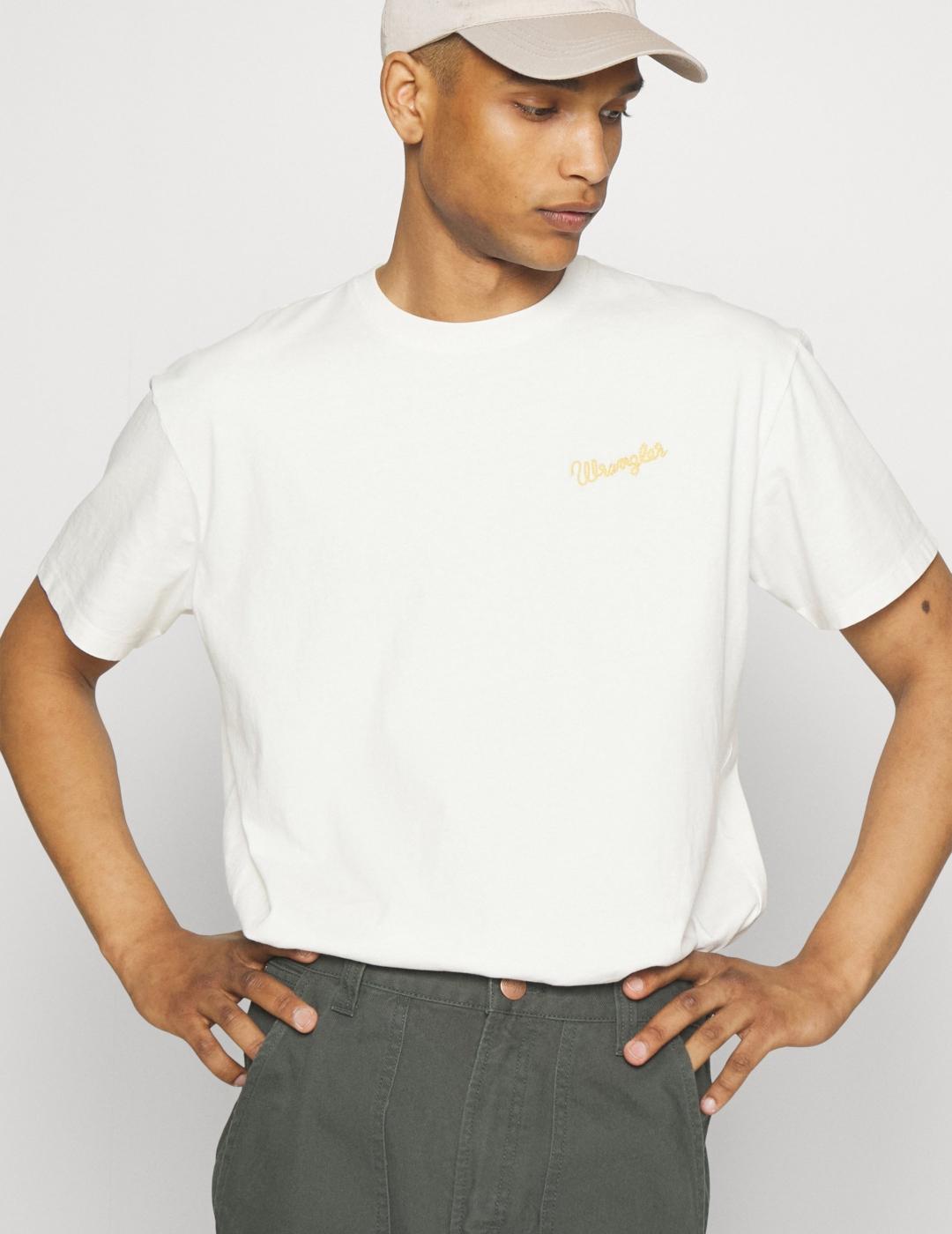 WRANGLER CAMISETA BLANCA  SLOGAN