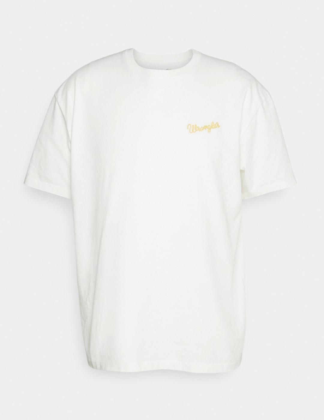 WRANGLER CAMISETA BLANCA  SLOGAN