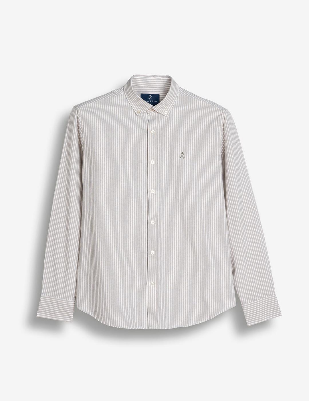 CAMISA HARPER LOGAN MILITARY GREEN