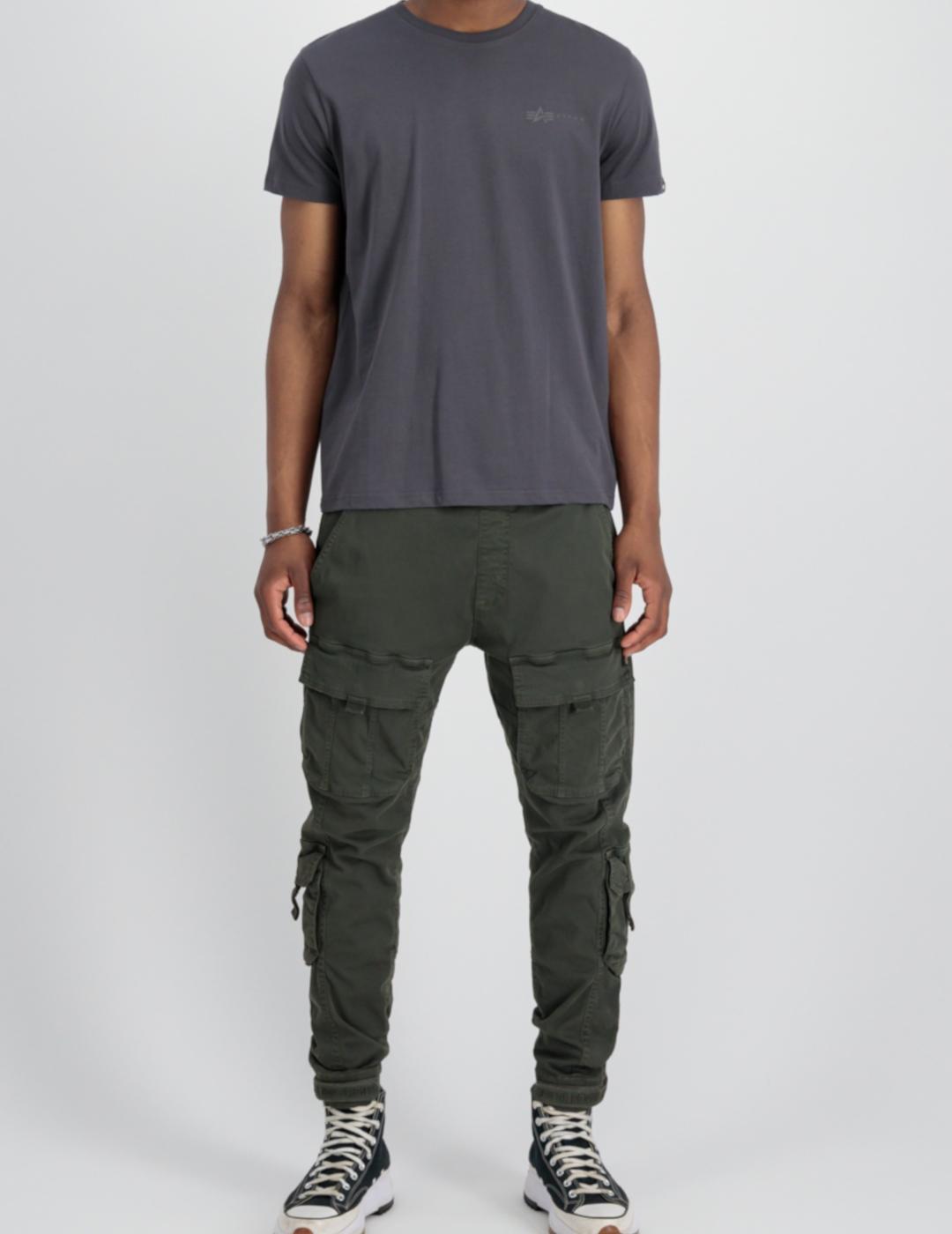 CAMISETA ALPHA AIR FORCE T VINTAGE GREY