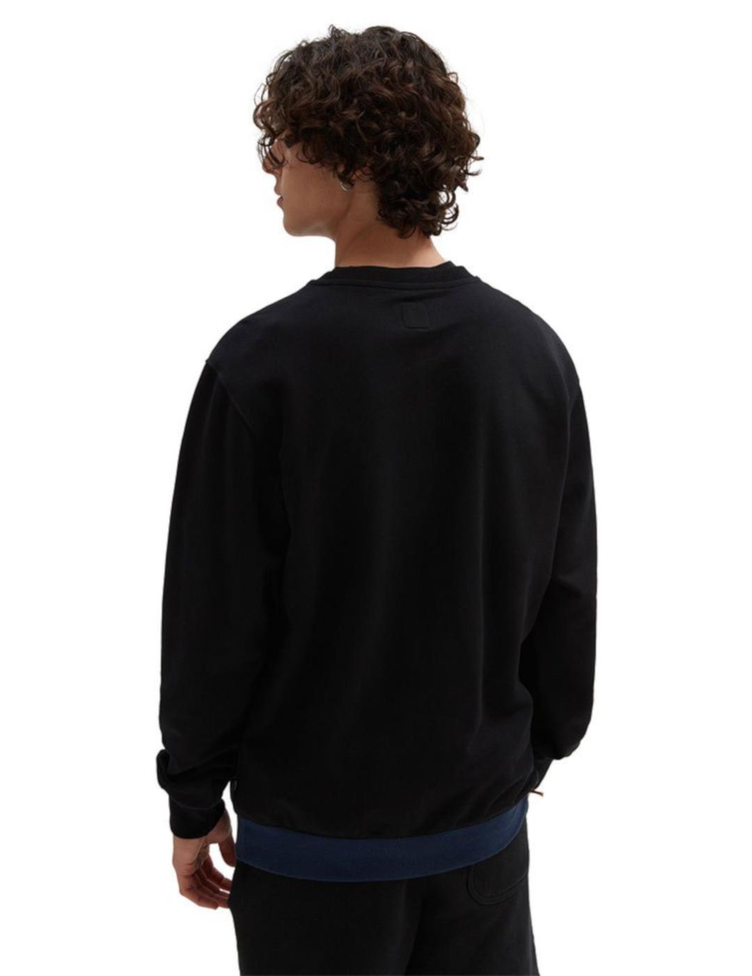 SUDADERA VANS SIDESTRIPE BLOCK NEGRA