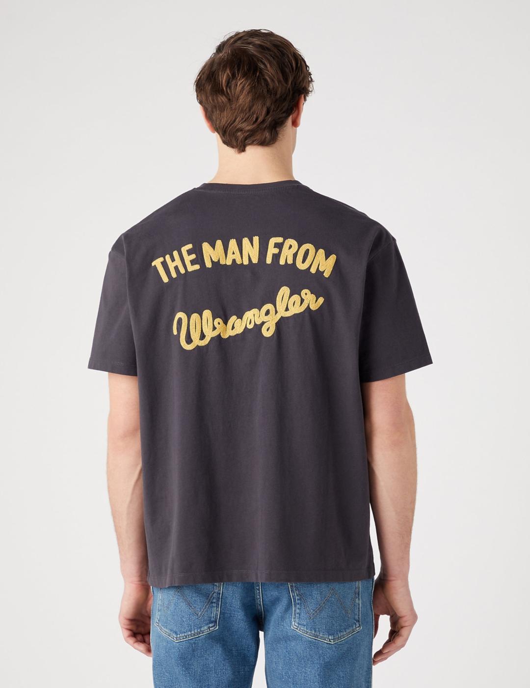 WRANGLER CAMISETA SLOGAN BLACK