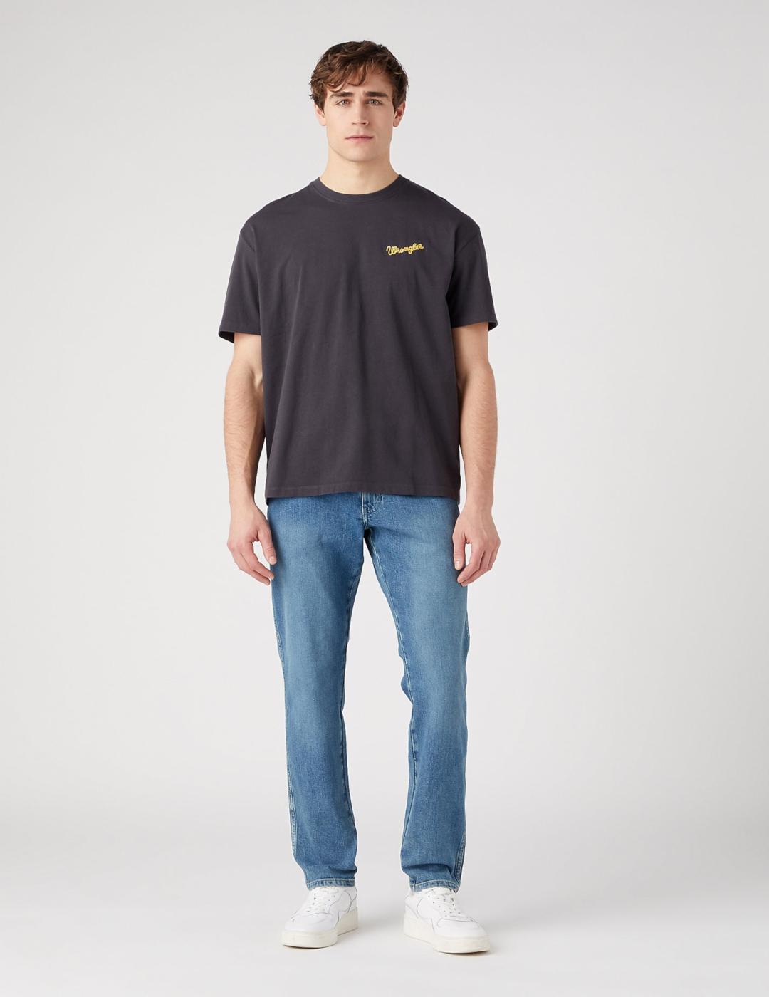 WRANGLER CAMISETA SLOGAN BLACK
