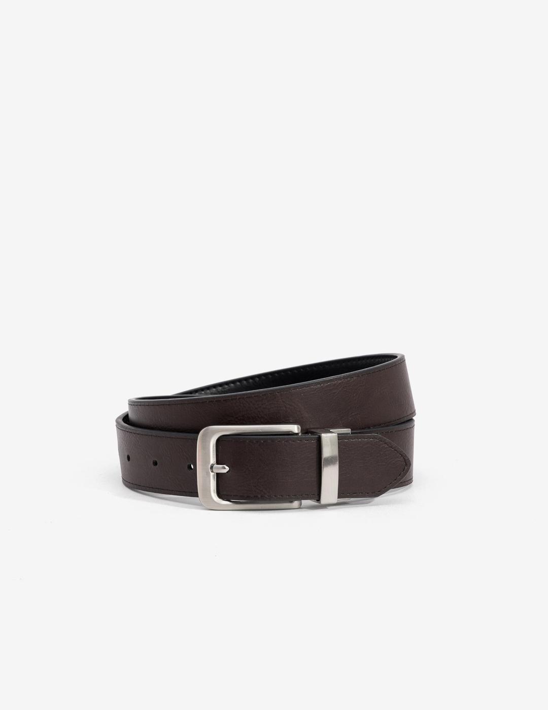 TIFFOSI CINTURÓN MARLON MARRÓN