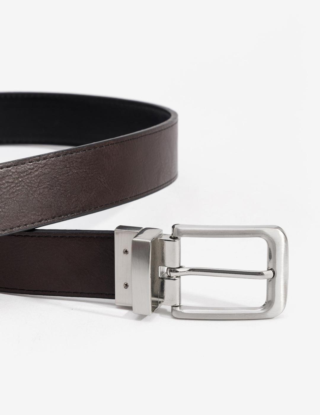 TIFFOSI CINTURÓN MARLON MARRÓN