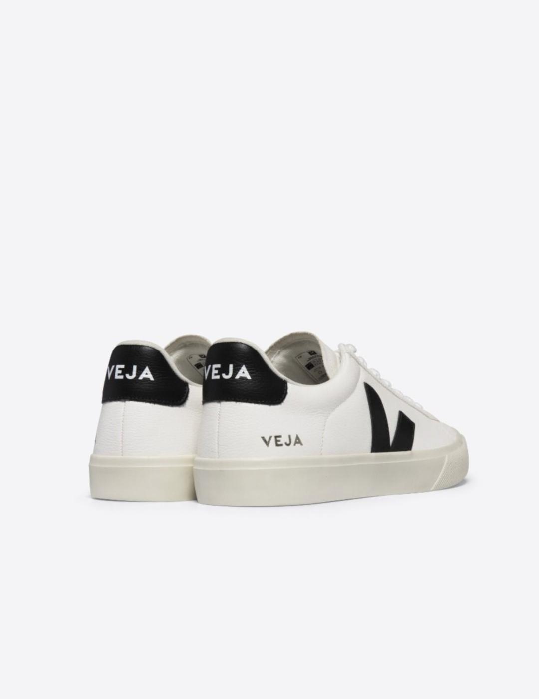 VEJA ZAPATILLA CAMPO WHITE BLACK
