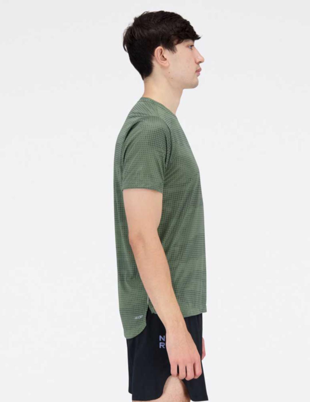 NEW BALANCE CAMISETA IMPACT RUN KAKI