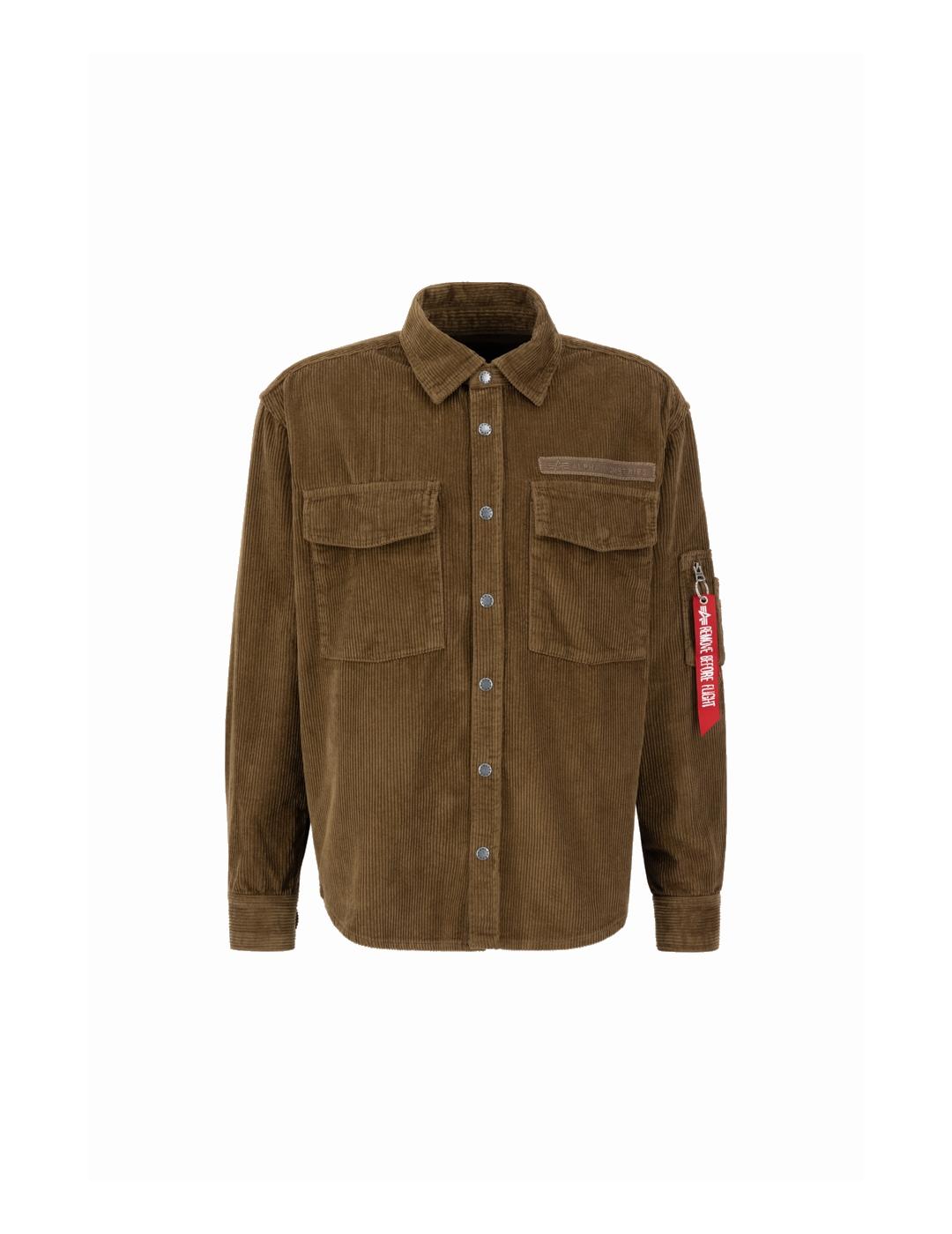 ALPHA SOBRE CAMISA PANA MARRÓN