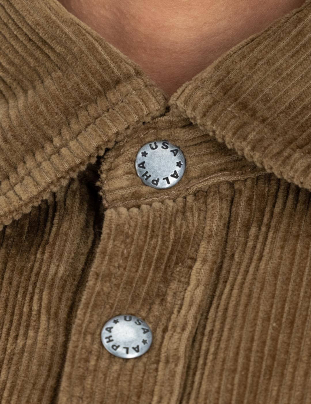ALPHA SOBRE CAMISA PANA MARRÓN