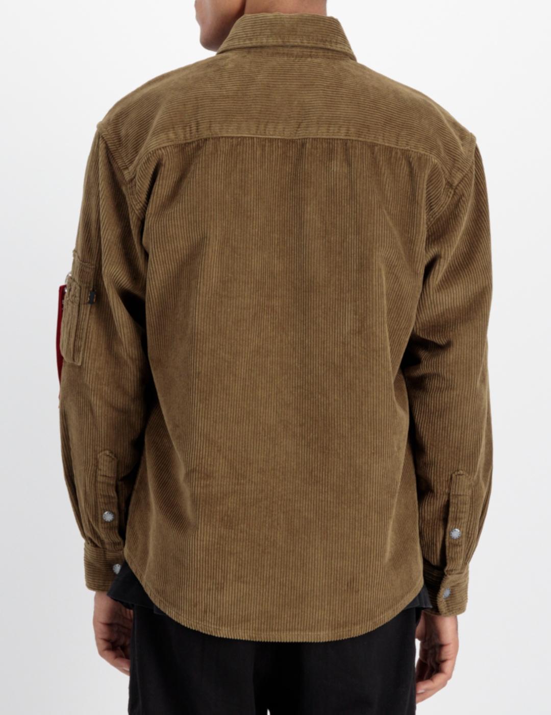 ALPHA SOBRE CAMISA PANA MARRÓN