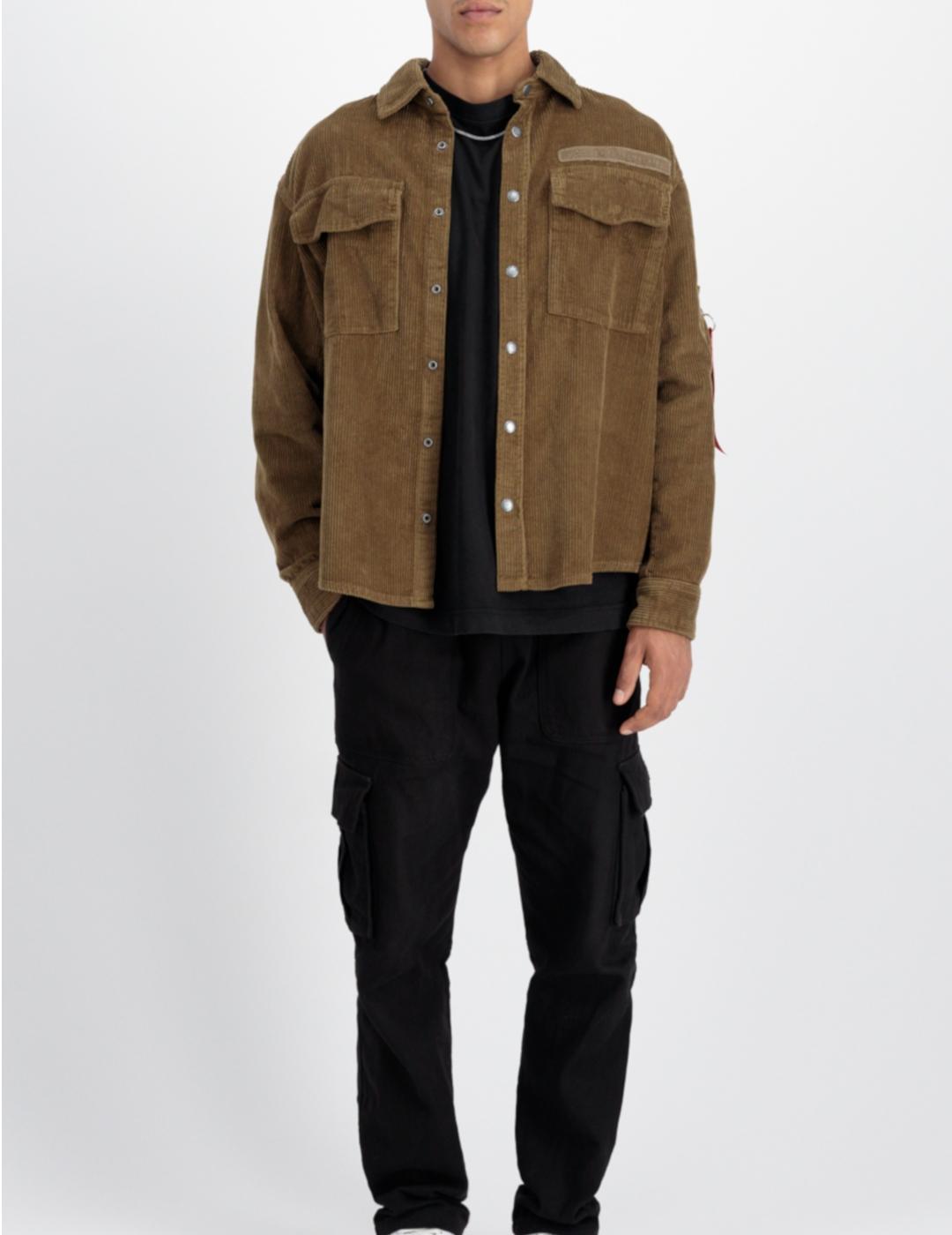 ALPHA SOBRE CAMISA PANA MARRÓN