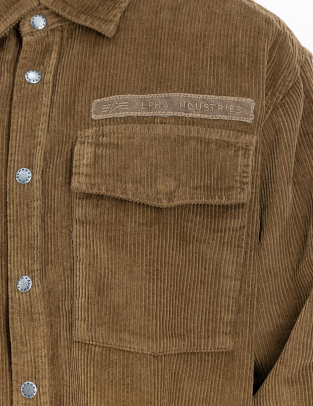 ALPHA SOBRE CAMISA PANA MARRÓN