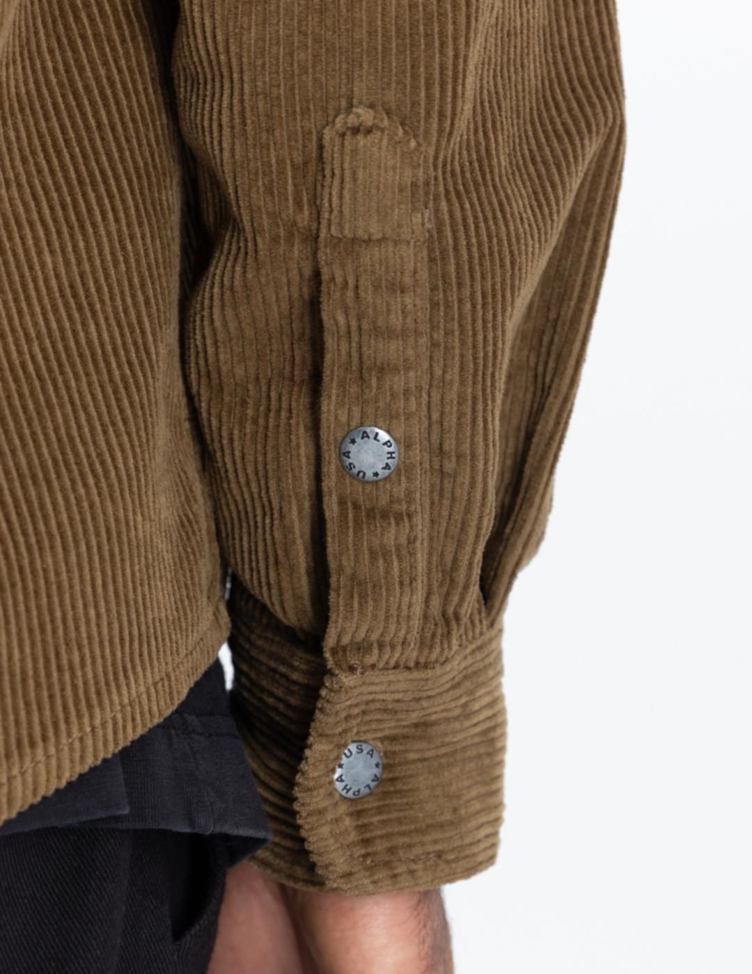 ALPHA SOBRE CAMISA PANA MARRÓN