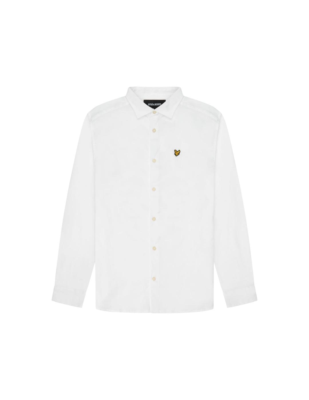 LYLE&SCOTT CAMISA BLANCA SLIM FIT