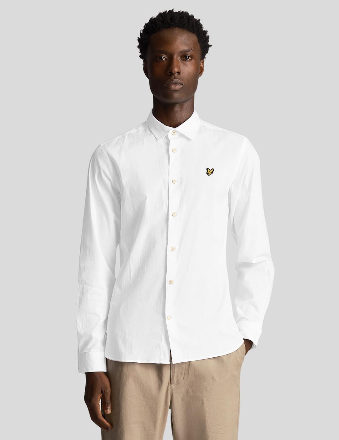 LYLE&SCOTT CAMISA BLANCA SLIM FIT
