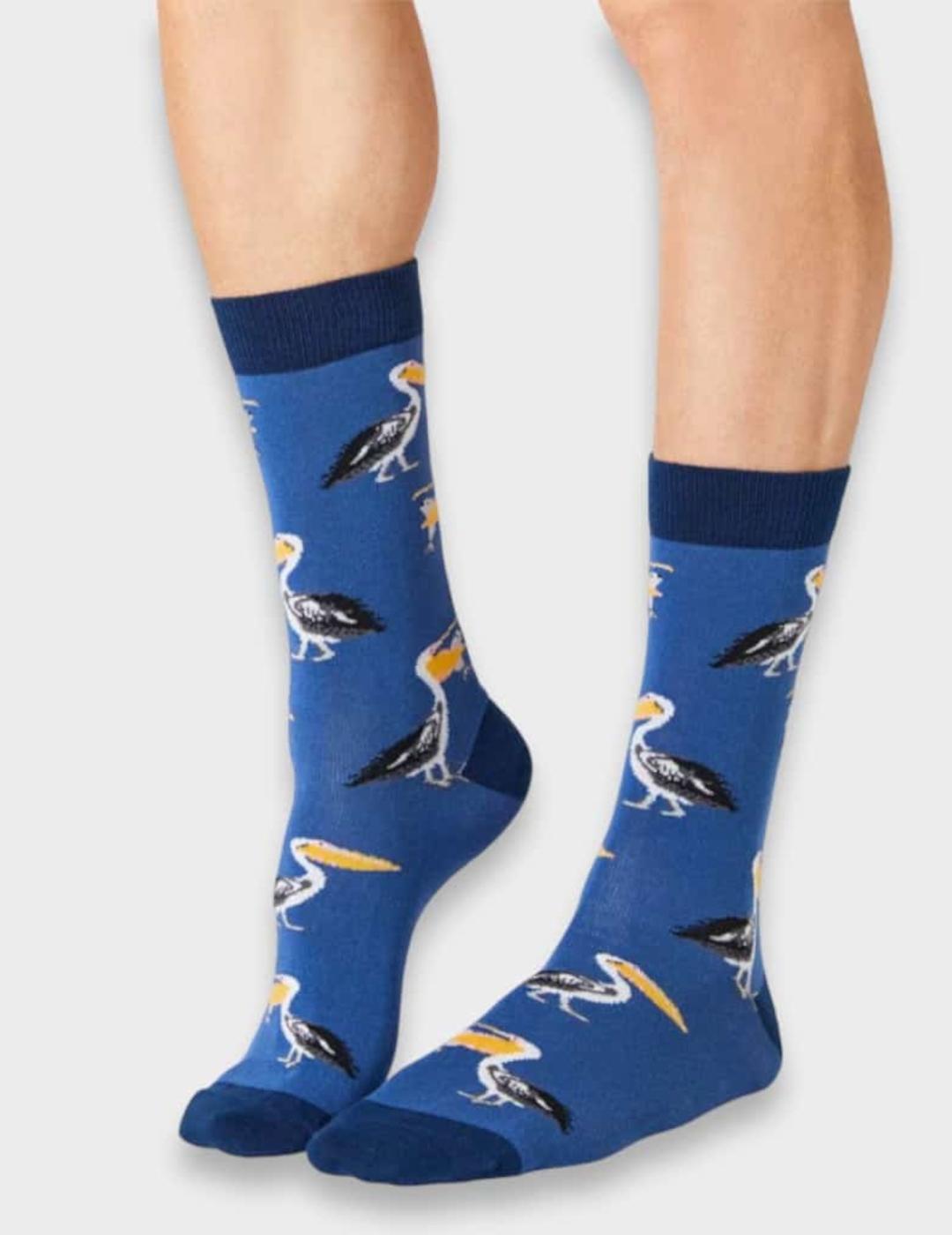 BESOCKS CALCETINES BEPELICAN BLUE