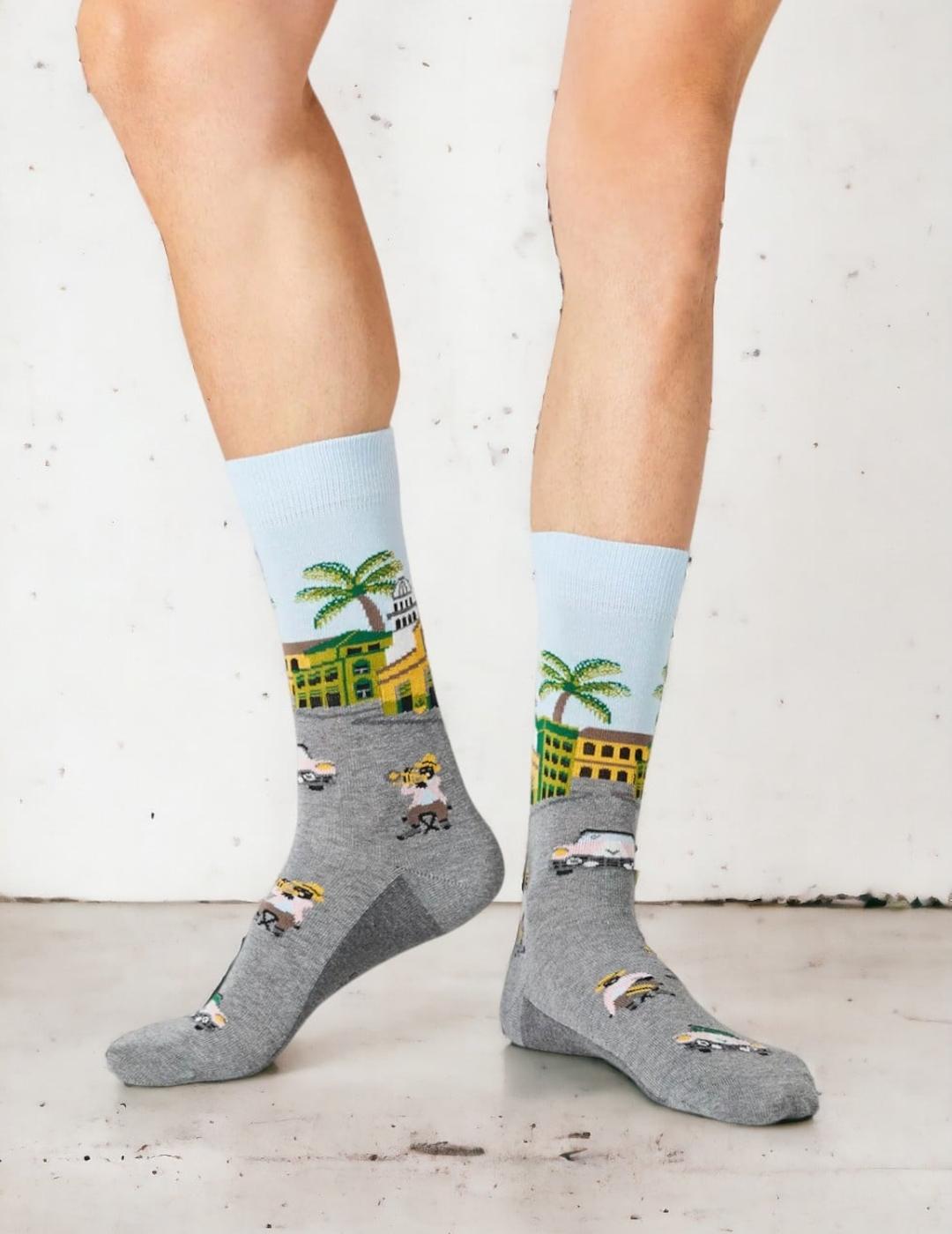 BESOCKS CALCETINES BECUBA GREY